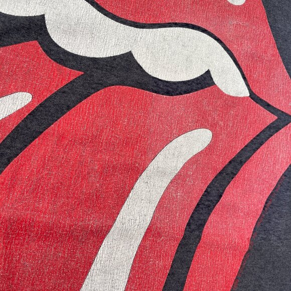 VINTAGE 1989 ROLLING STONES THE NORTH AMERICAN TOUR CONCERT TEE - TONGUE LOGO - Picture 4 of 12
